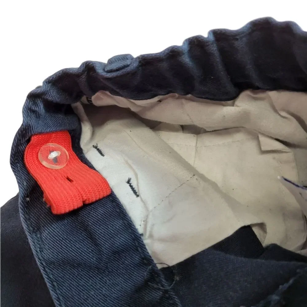Austin pleated navy uniform pants 7